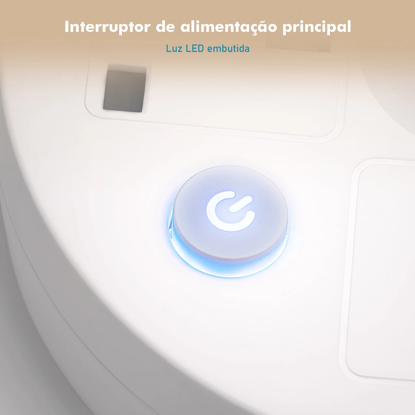Abajur com tomadas, filtro de linha e interruptor de tomada